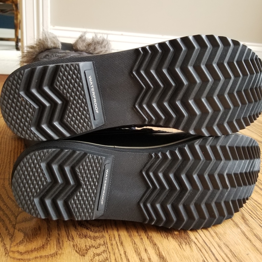 Sorel Boots Womens 8 Black Winter Waterproof Heavy Snow Warm